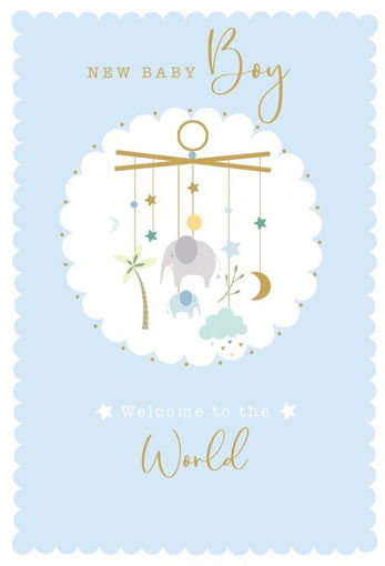 Picture of NEW BABY BOY CARD